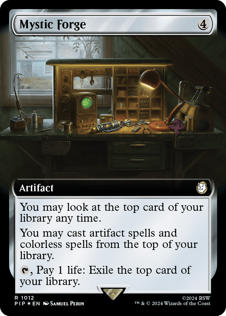 Mystic Forge (Extended Art) (Surge Foil) [Fallout] | Dumpster Cat Games