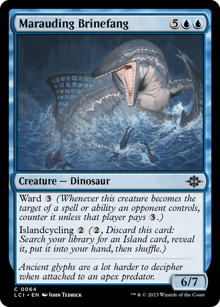 Marauding Brinefang [The Lost Caverns of Ixalan] | Dumpster Cat Games