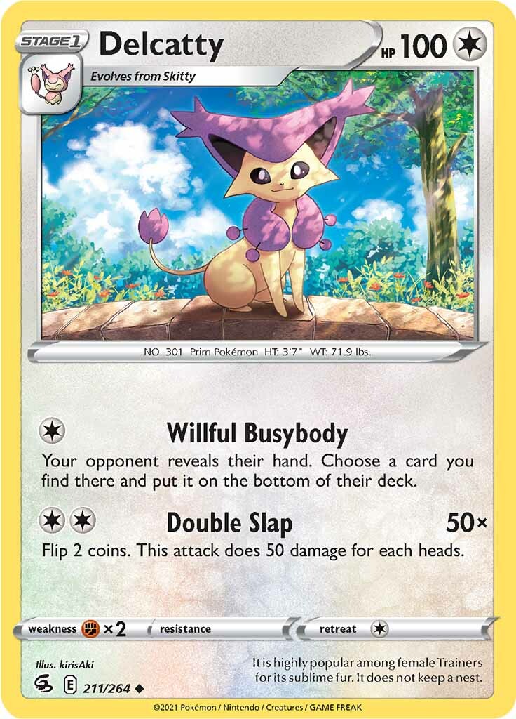Delcatty (211/264) [Sword & Shield: Fusion Strike] | Dumpster Cat Games