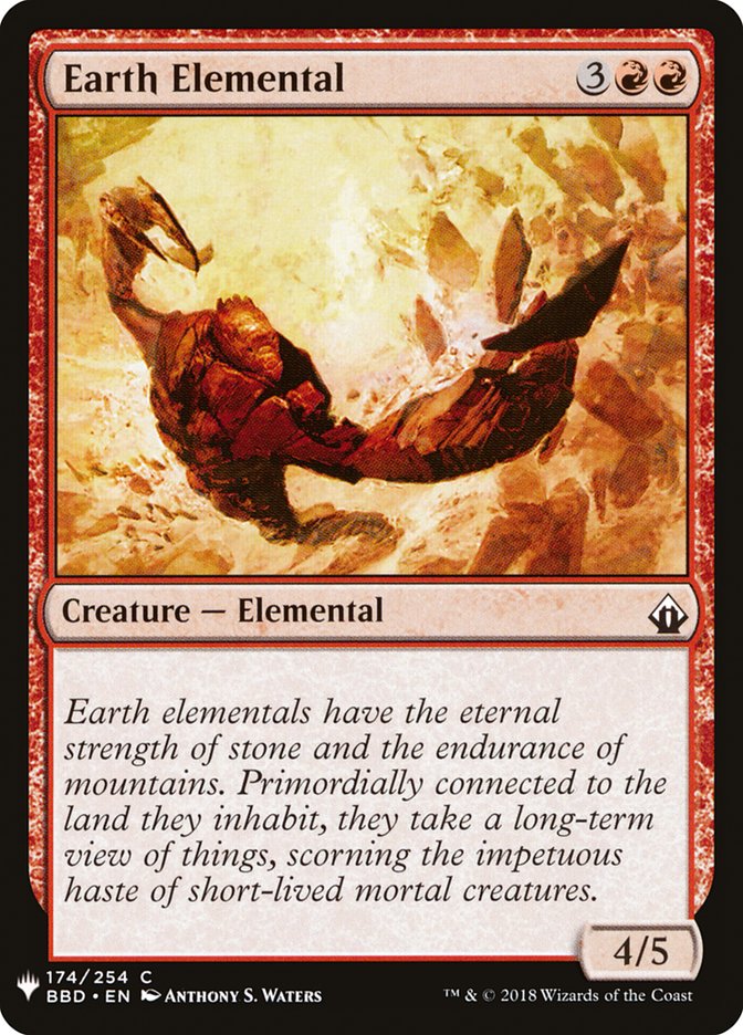 Earth Elemental [Mystery Booster] | Dumpster Cat Games
