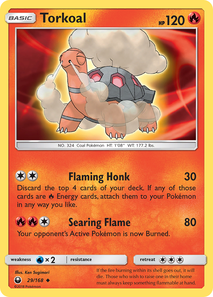 Torkoal (29/168) [Sun & Moon: Celestial Storm] | Dumpster Cat Games
