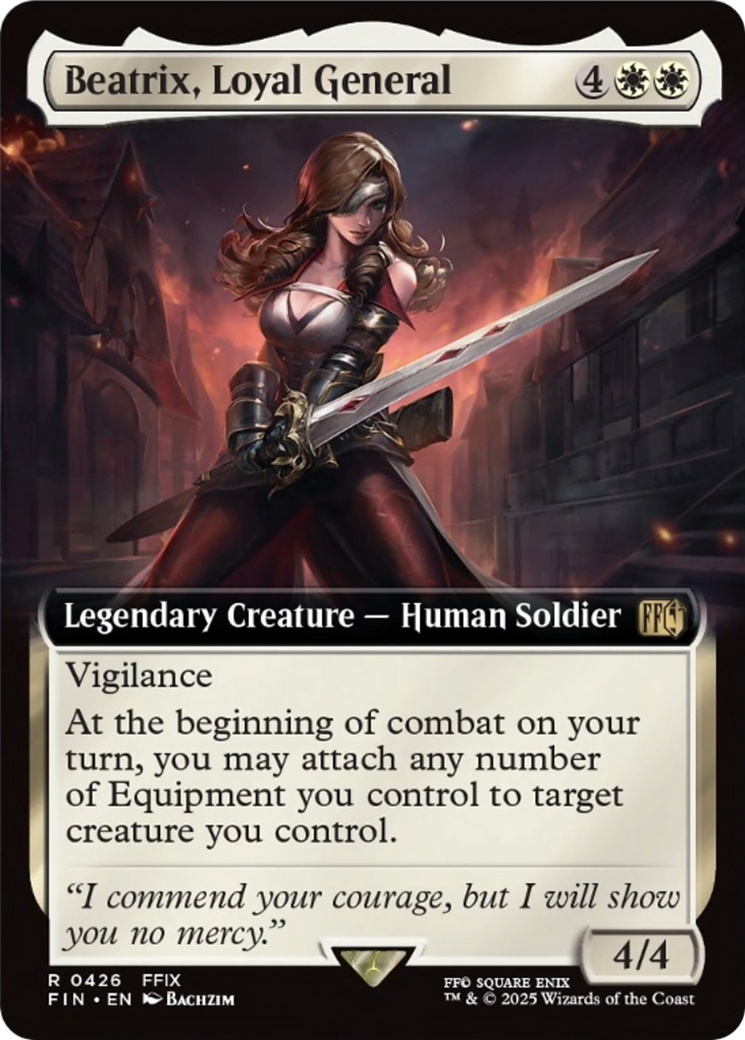 Beatrix, Loyal General (Extended Art) [FINAL FANTASY] | Dumpster Cat Games