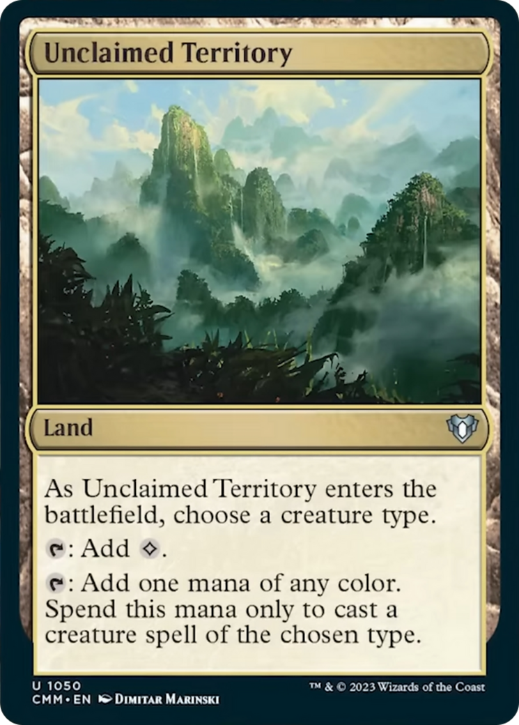 Unclaimed Territory [Commander Masters] | Dumpster Cat Games