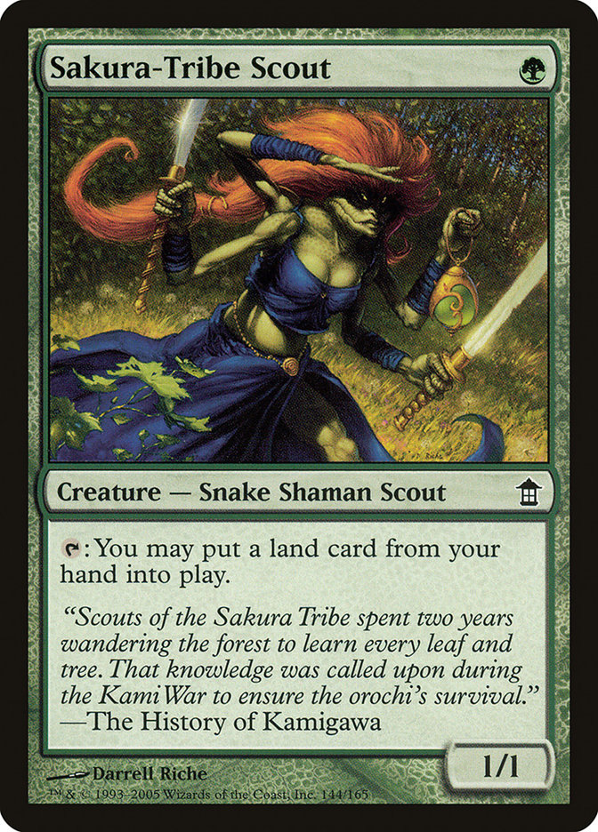 Sakura-Tribe Scout [Saviors of Kamigawa] | Dumpster Cat Games