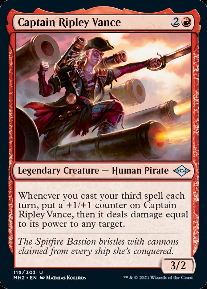 Captain Ripley Vance [Modern Horizons 2] | Dumpster Cat Games