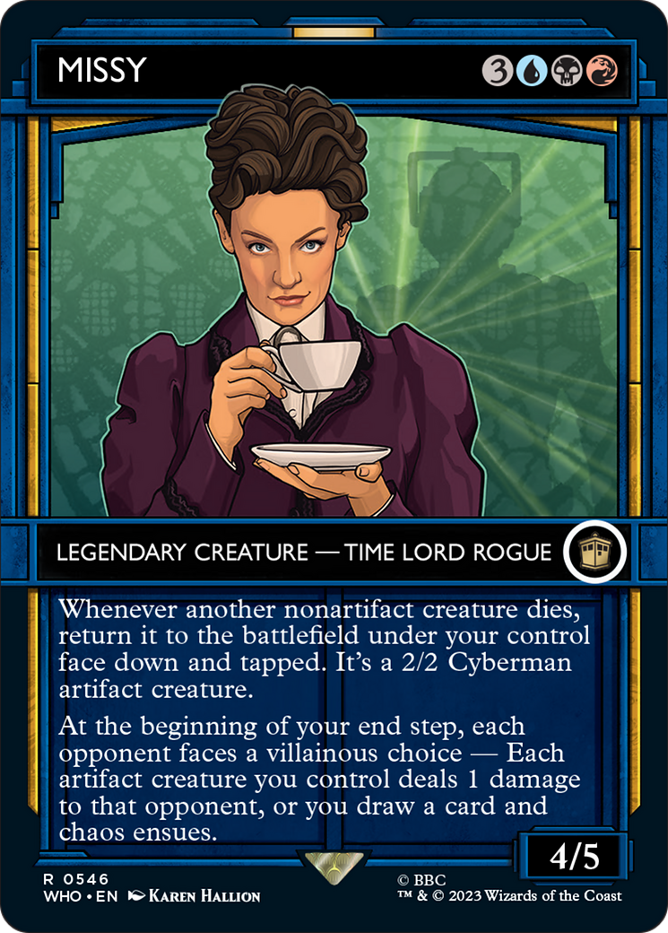 Missy (Showcase) [Doctor Who] | Dumpster Cat Games