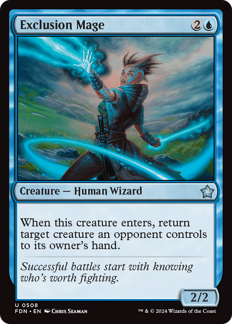 Exclusion Mage [Foundations] | Dumpster Cat Games
