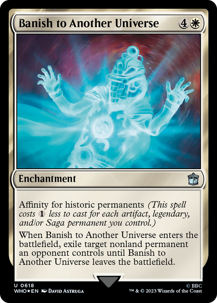 Banish to Another Universe (Surge Foil) [Doctor Who] | Dumpster Cat Games