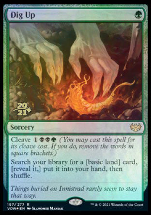 Dig Up [Innistrad: Crimson Vow Prerelease Promos] | Dumpster Cat Games