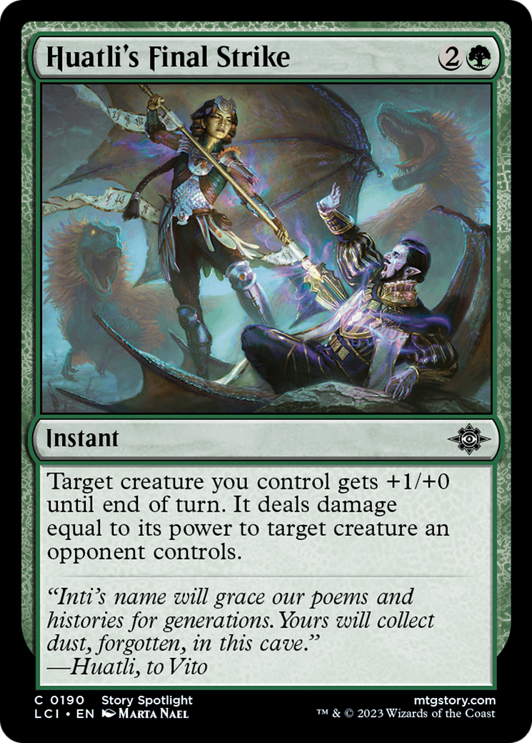 Huatli's Final Strike [The Lost Caverns of Ixalan] | Dumpster Cat Games