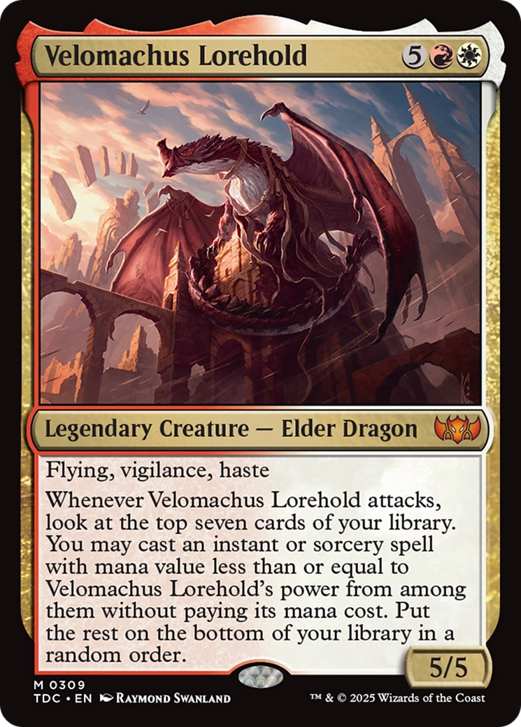 Velomachus Lorehold [Tarkir: Dragonstorm Commander] | Dumpster Cat Games