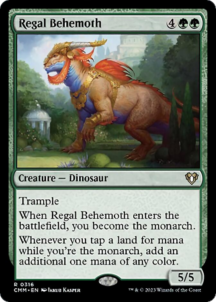 Regal Behemoth [Commander Masters] | Dumpster Cat Games