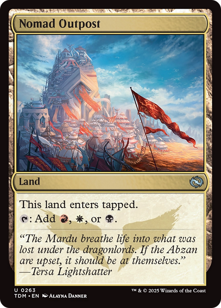 Nomad Outpost [Tarkir: Dragonstorm] | Dumpster Cat Games