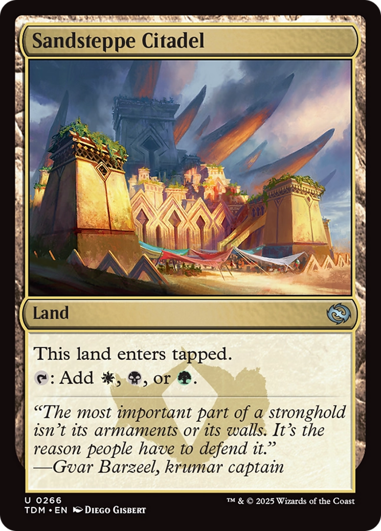 Sandsteppe Citadel [Tarkir: Dragonstorm] | Dumpster Cat Games