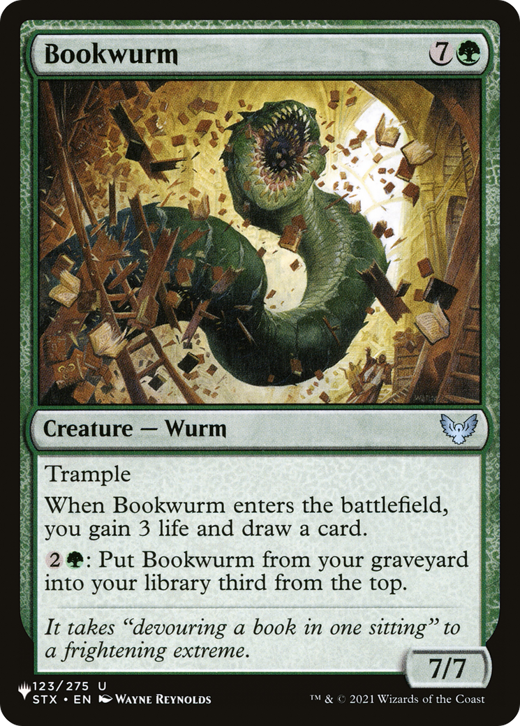 Bookwurm [The List] | Dumpster Cat Games