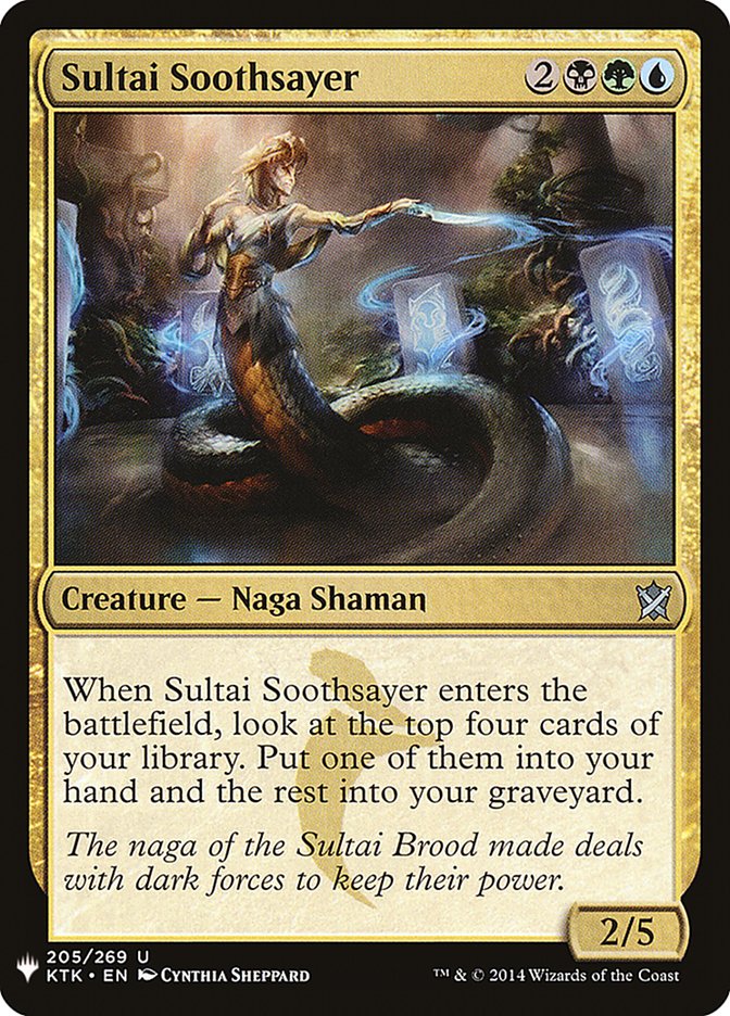 Sultai Soothsayer [Mystery Booster] | Dumpster Cat Games