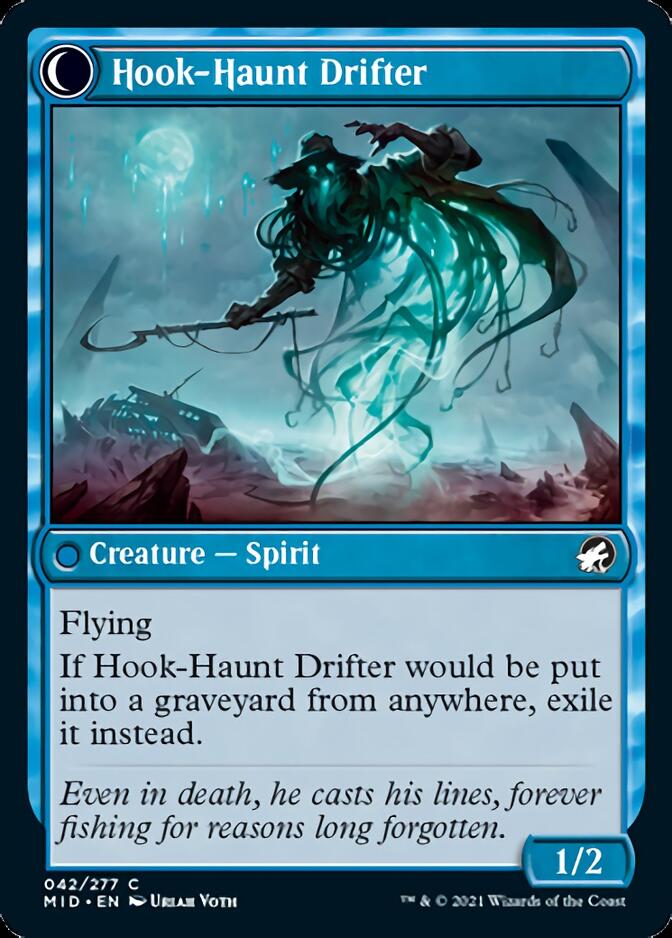 Baithook Angler // Hook-Haunt Drifter [Innistrad: Midnight Hunt] | Dumpster Cat Games