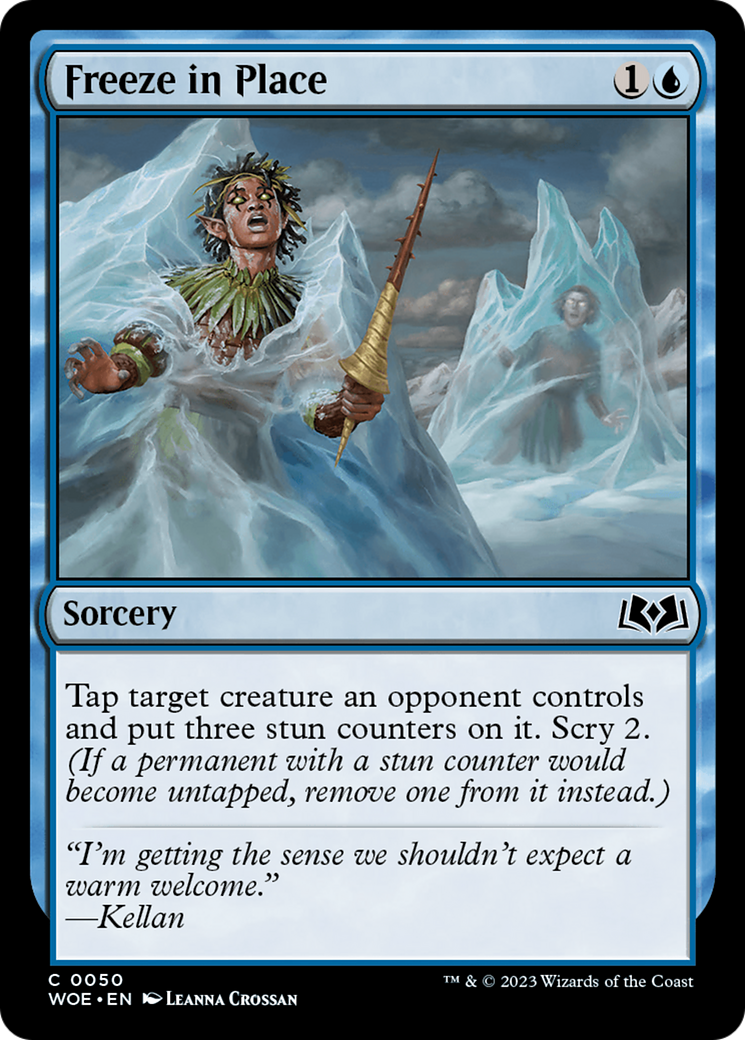 Freeze in Place [Wilds of Eldraine] | Dumpster Cat Games