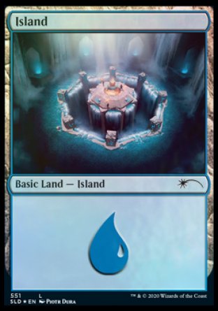 Island (Archaeology) (551) [Secret Lair Drop Promos] | Dumpster Cat Games