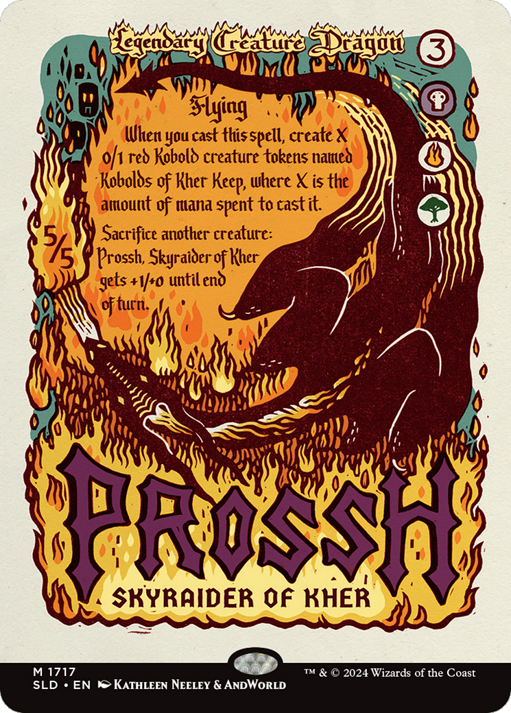 Prossh, Skyraider of Kher (Rainbow Foil) [Secret Lair Drop Series] | Dumpster Cat Games