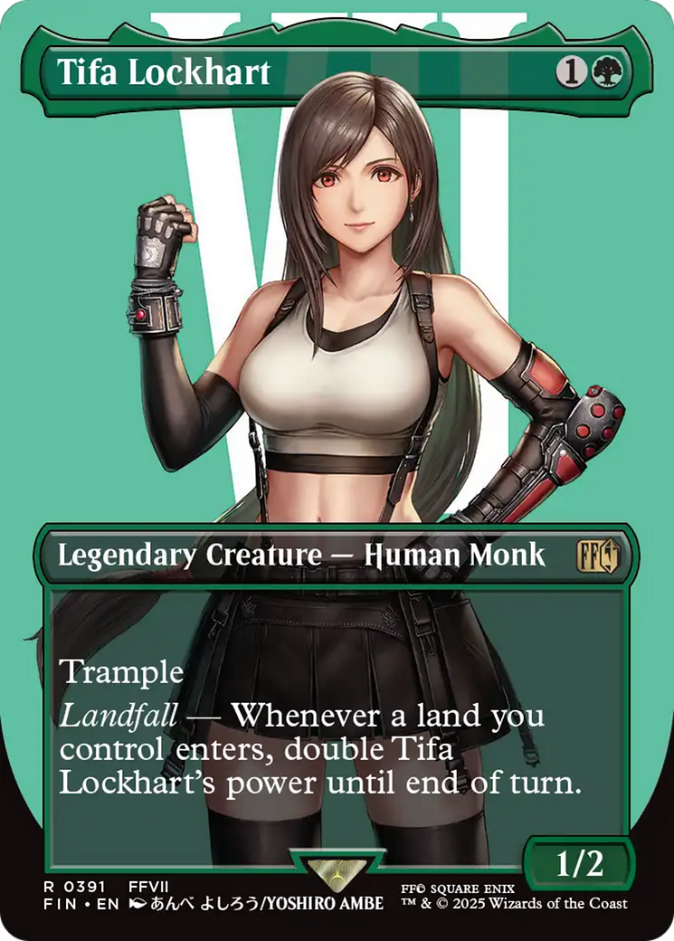 Tifa Lockhart (Borderless) [FINAL FANTASY] | Dumpster Cat Games