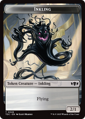 Inkling // Bird Double-Sided Token [Tarkir: Dragonstorm Commander Tokens] | Dumpster Cat Games