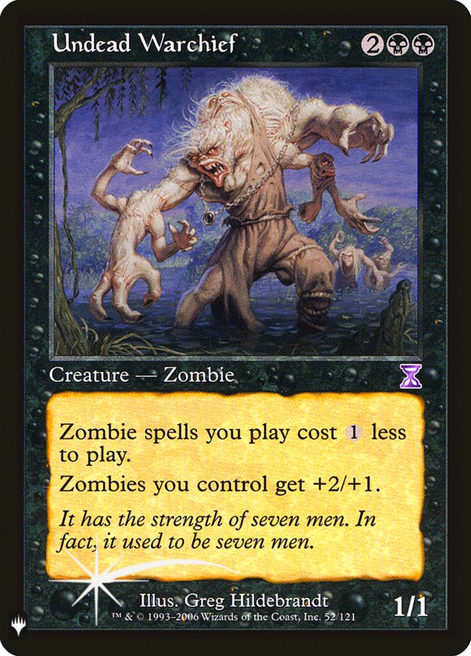 Undead Warchief [Mystery Booster] | Dumpster Cat Games
