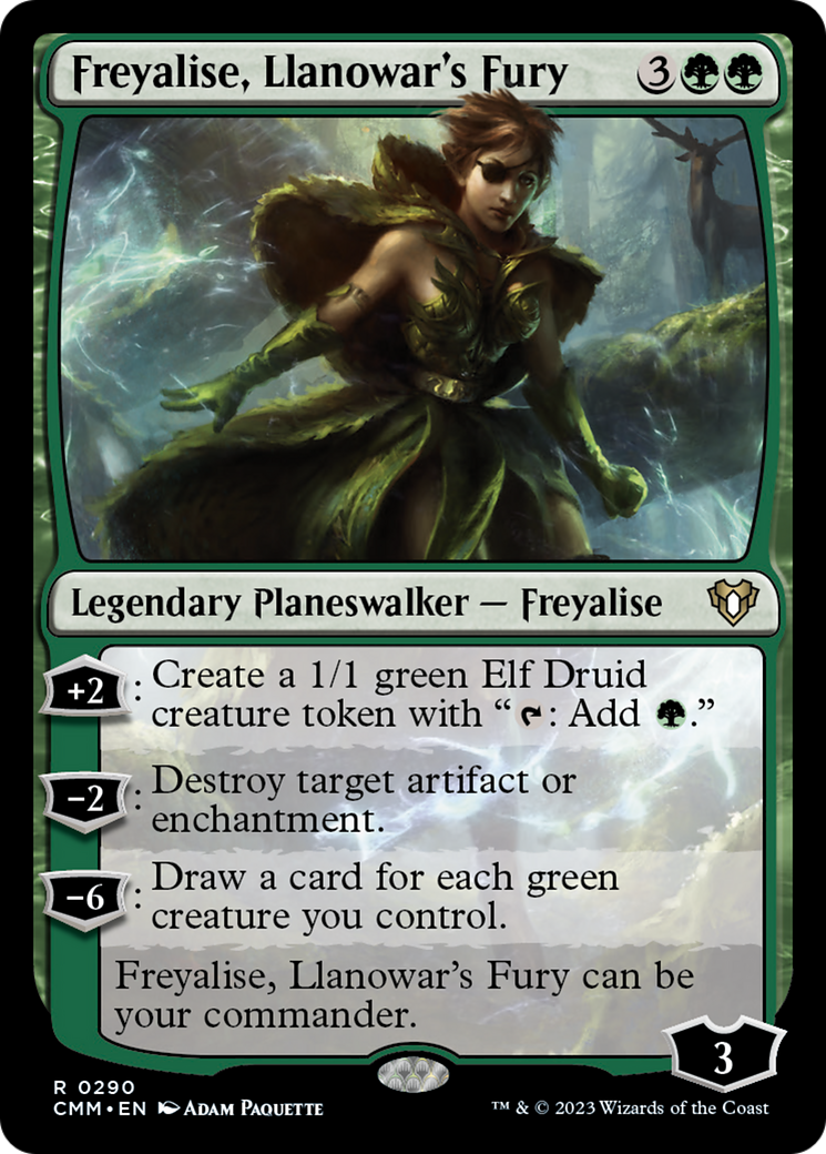 Freyalise, Llanowar's Fury [Commander Masters] | Dumpster Cat Games