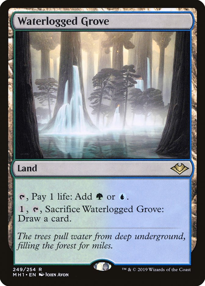 Waterlogged Grove [Modern Horizons] | Dumpster Cat Games