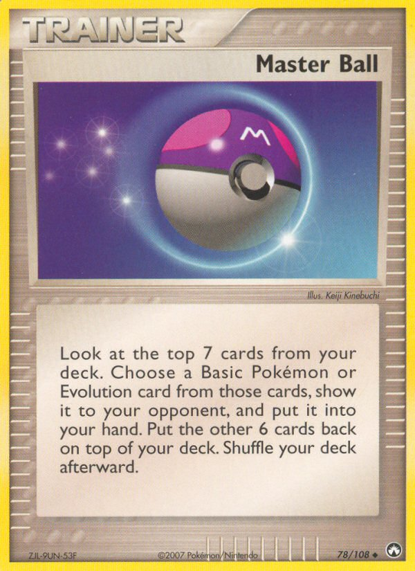 Master Ball (78/108) [EX: Power Keepers] | Dumpster Cat Games