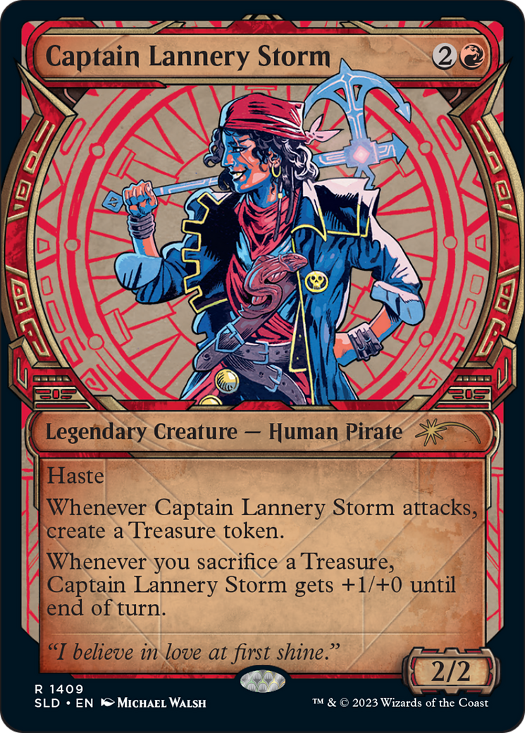 Captain Lannery Storm (Rainbow Foil) [Secret Lair Drop Series] | Dumpster Cat Games