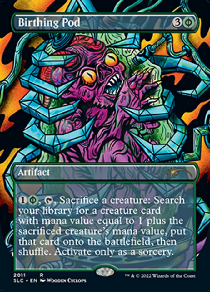 Birthing Pod (Borderless Alternate Art) [Secret Lair Countdown Kit] | Dumpster Cat Games