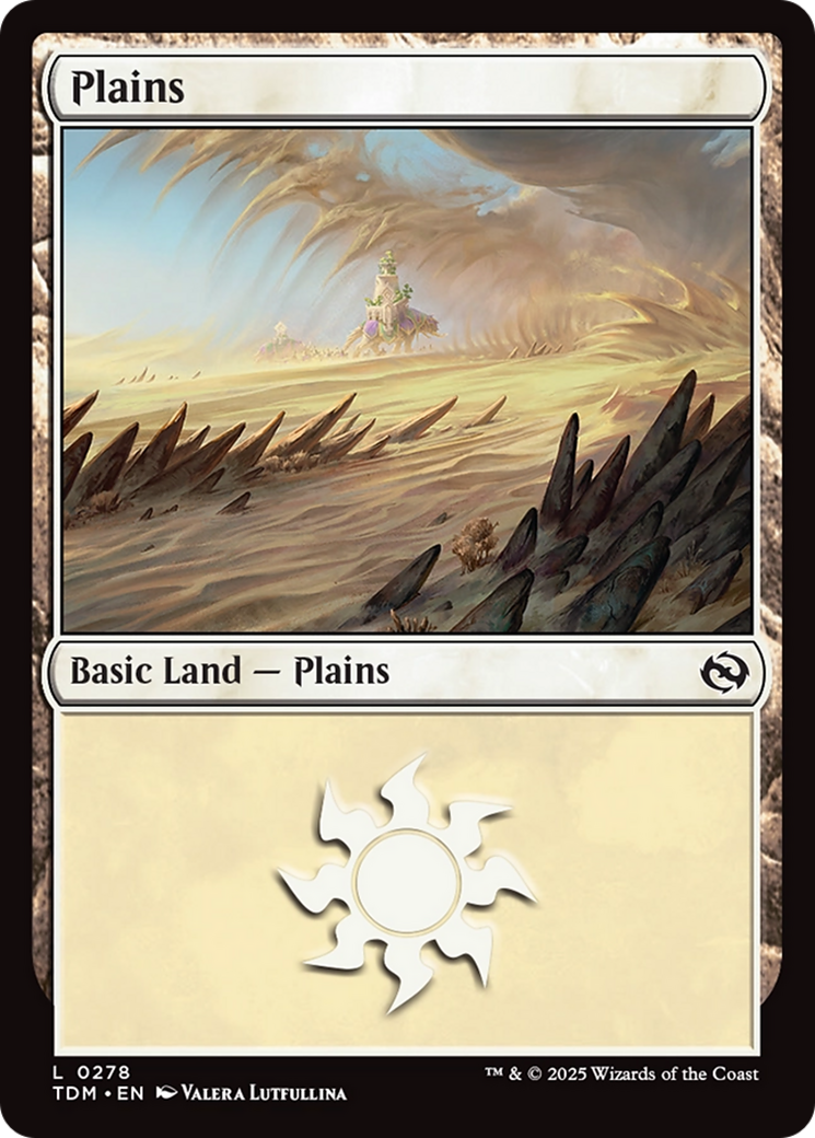 Plains (0278) [Tarkir: Dragonstorm] | Dumpster Cat Games