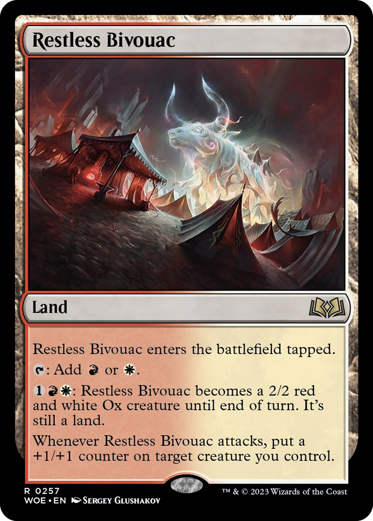 Restless Bivouac [Wilds of Eldraine] | Dumpster Cat Games