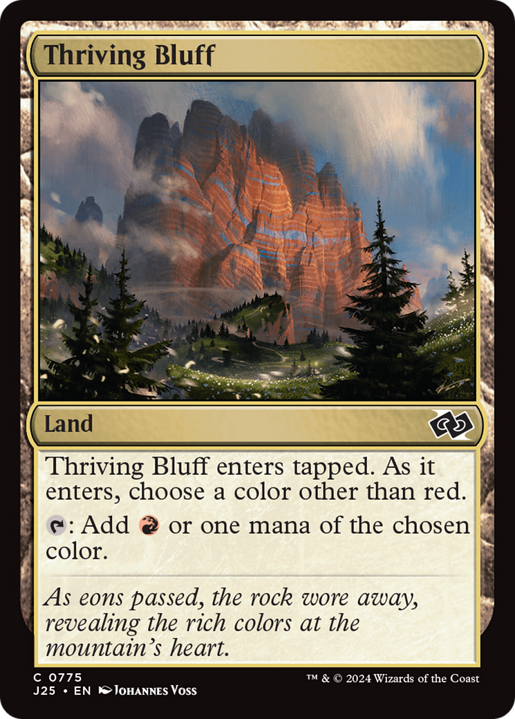 Thriving Bluff [Foundations Jumpstart] | Dumpster Cat Games