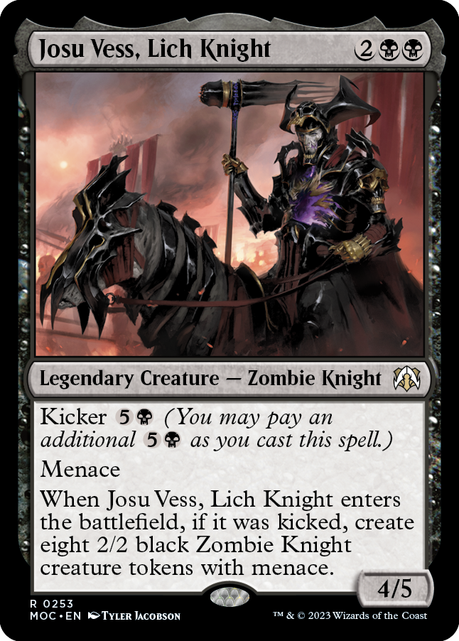 Josu Vess, Lich Knight [March of the Machine Commander] | Dumpster Cat Games