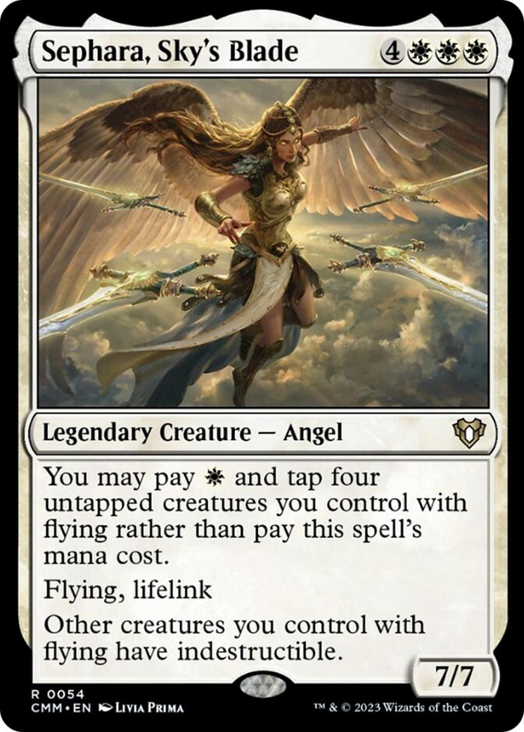 Sephara, Sky's Blade [Commander Masters] | Dumpster Cat Games