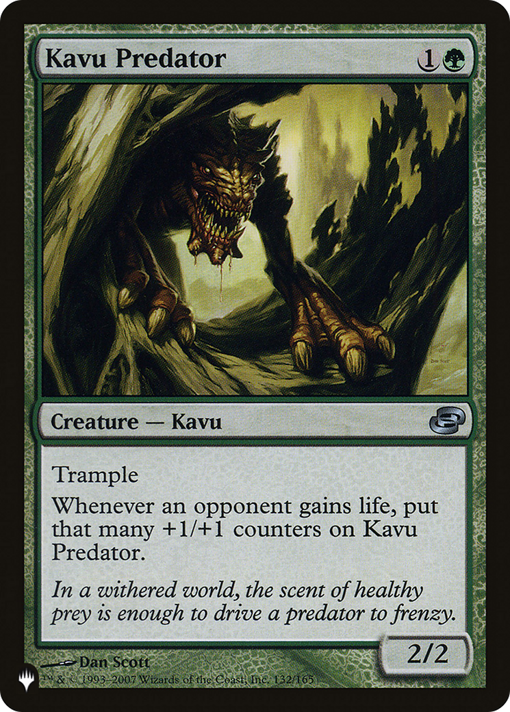 Kavu Predator [The List] | Dumpster Cat Games