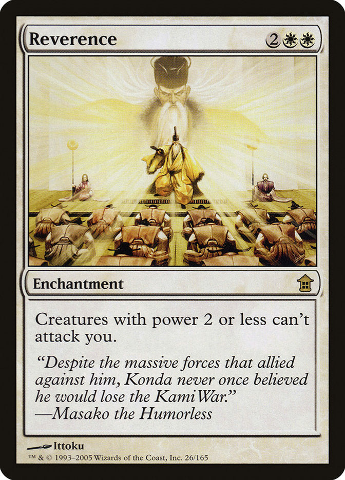 Reverence [Saviors of Kamigawa] | Dumpster Cat Games