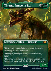 Thrasta, Tempest's Roar (Borderless Alternate Art) [Modern Horizons 2] | Dumpster Cat Games