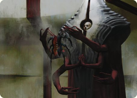 Vivisection Evangelist Art Card [Phyrexia: All Will Be One Art Series] | Dumpster Cat Games