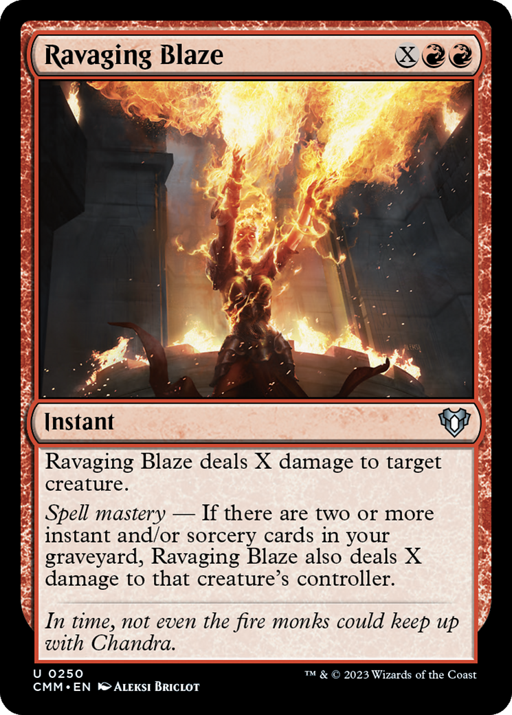 Ravaging Blaze [Commander Masters] | Dumpster Cat Games