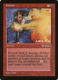 Fireball (Oversized) [Oversize Cards] | Dumpster Cat Games