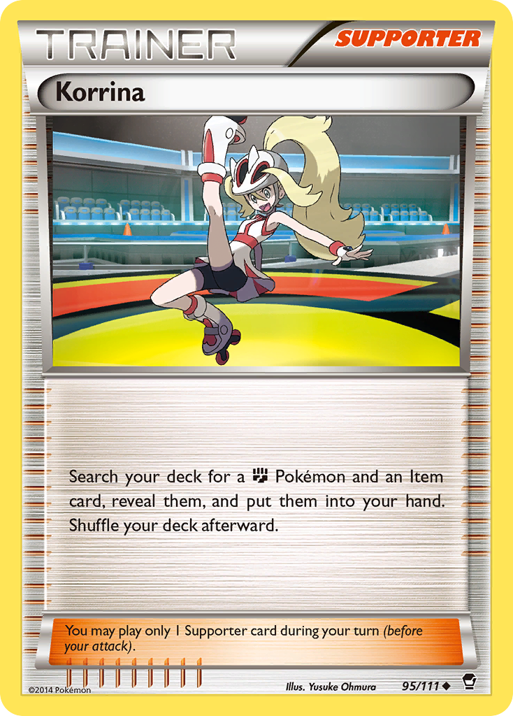 Korrina (95/111) [XY: Furious Fists] | Dumpster Cat Games
