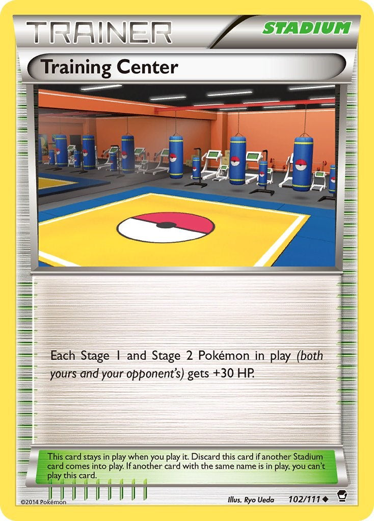 Training Center (102/111) [XY: Furious Fists] | Dumpster Cat Games