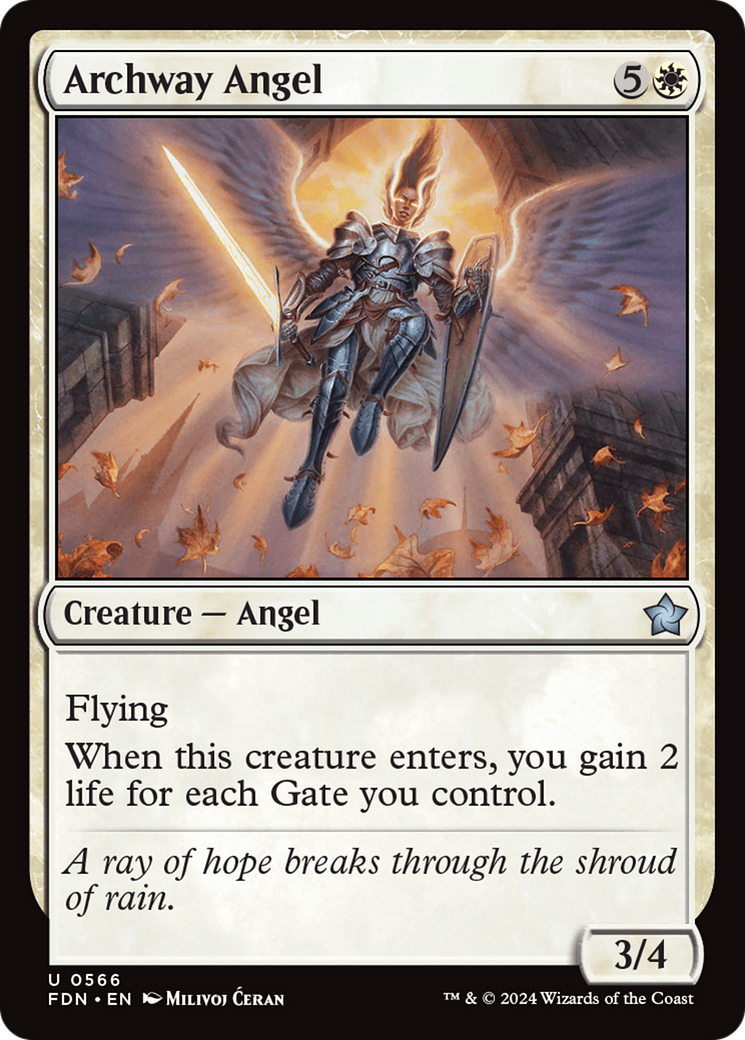 Archway Angel [Foundations] | Dumpster Cat Games