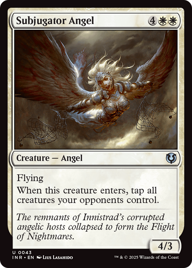 Subjugator Angel [Innistrad Remastered] | Dumpster Cat Games