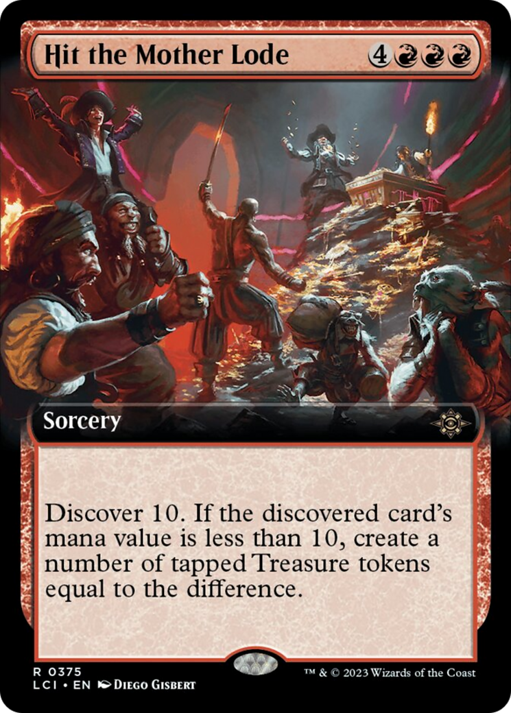 Hit the Mother Lode (Extended Art) [The Lost Caverns of Ixalan] | Dumpster Cat Games