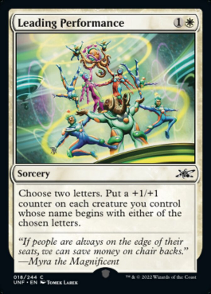 Leading Performance [Unfinity] | Dumpster Cat Games