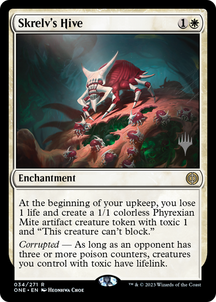 Skrelv's Hive (Promo Pack) [Phyrexia: All Will Be One Promos] | Dumpster Cat Games